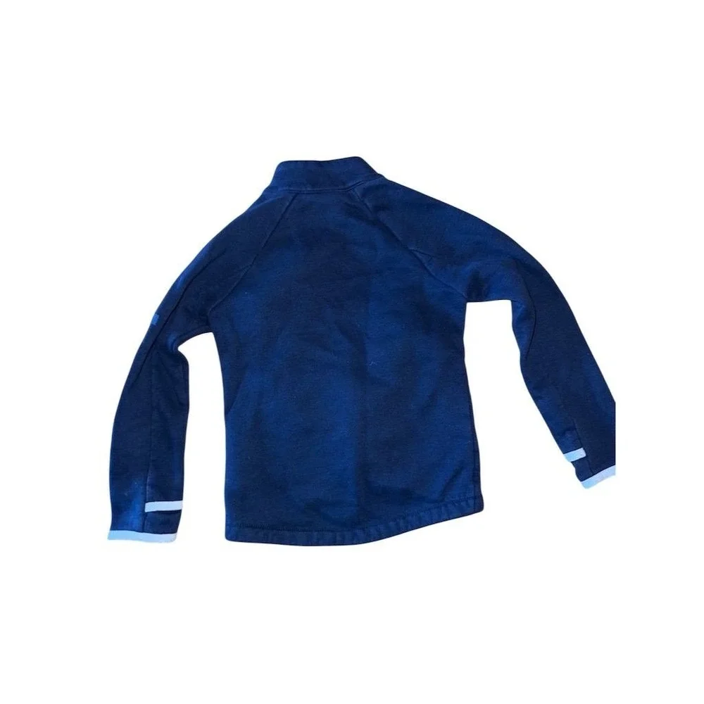Umbro Youth Asymmetrical Pullover Jacket Blue Size XS 4/5 soccer‎ Classic FIFA